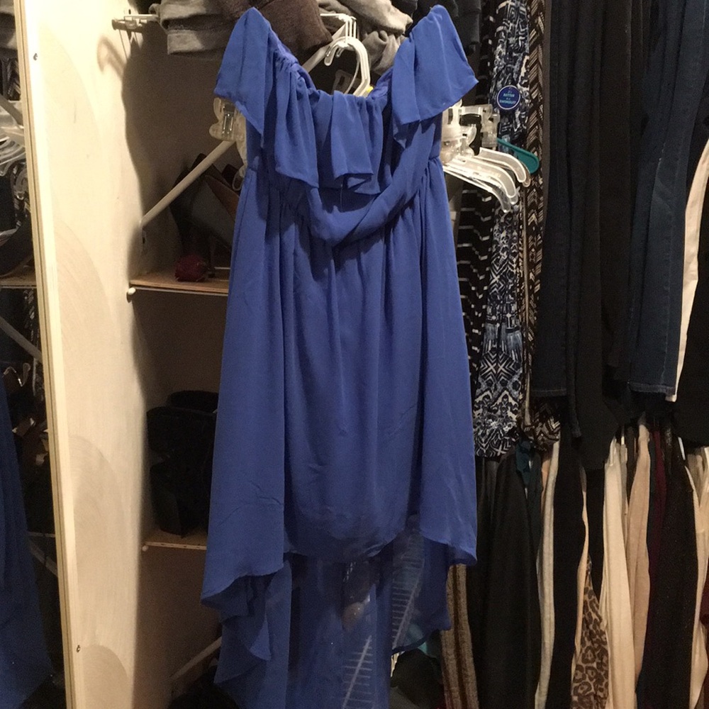 Strapless Forever 21 High Low Dress